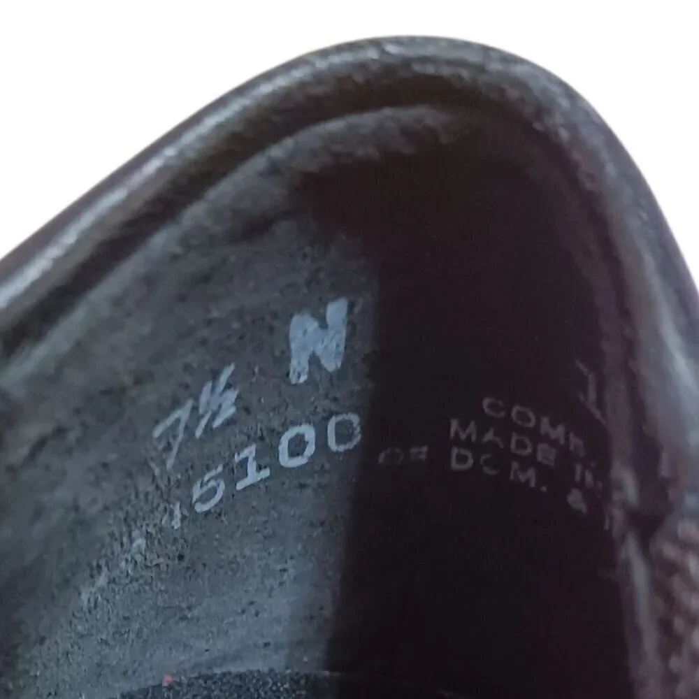 Munro American Kayla Slip On  Black Slip-On Shoes  Brown 7.5